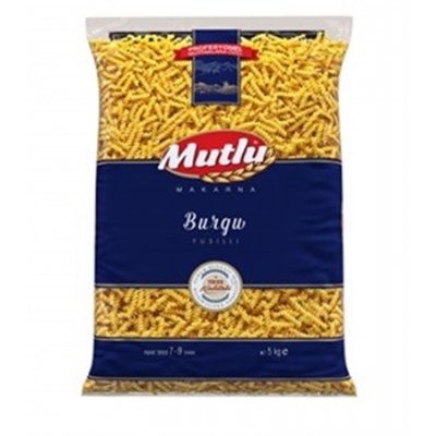 Mutlu Burgu Dökme Makarna 5 Kg