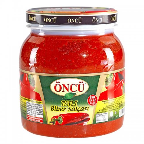 Öncü Tatlı Biber Salçası 2/1 1650 Gr